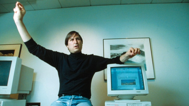 Steve Jobs at Next Computer in 1993 AP